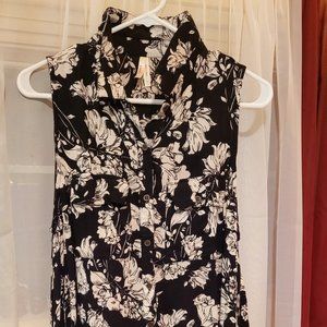 Floral shirt dress buttonup